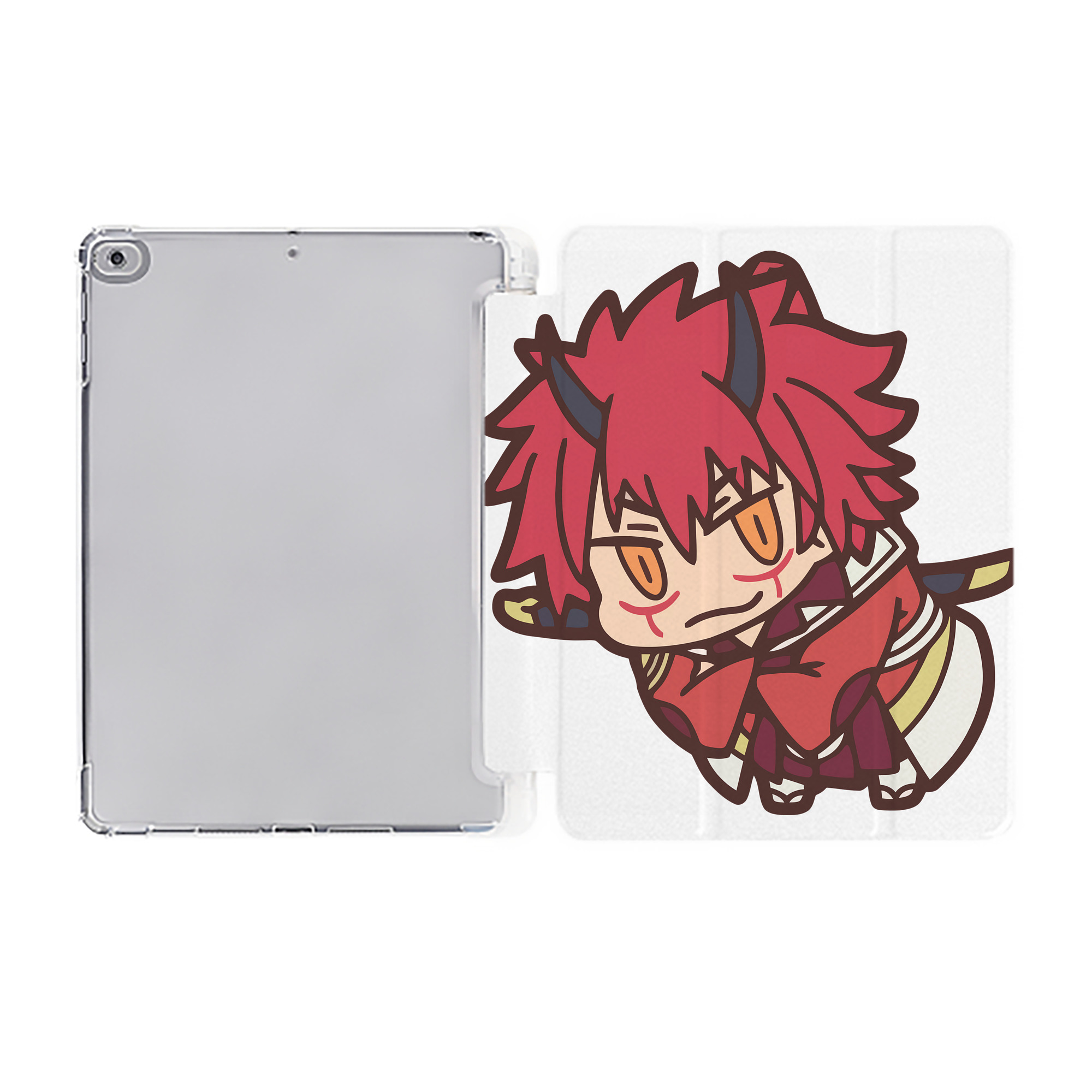 （画像用） 転スラ Regarding Reincarnated to Slime IPad ケース ペン収納付き 三つ折りスタンド PUレザー×シリコン 対応機種9.5/10.5/10.9インチ
